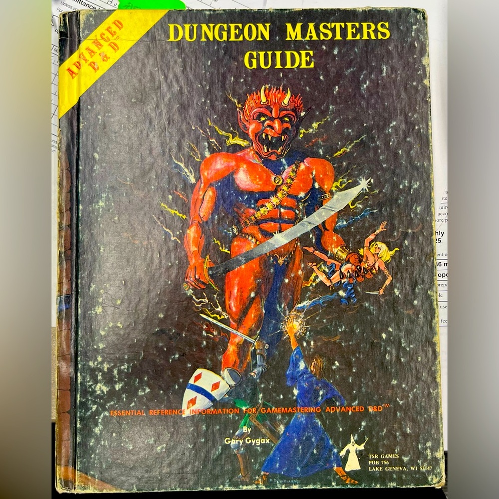 Advanced Dungeons & Dragons Dungeon Masters Guide (1979, 2nd Printing)